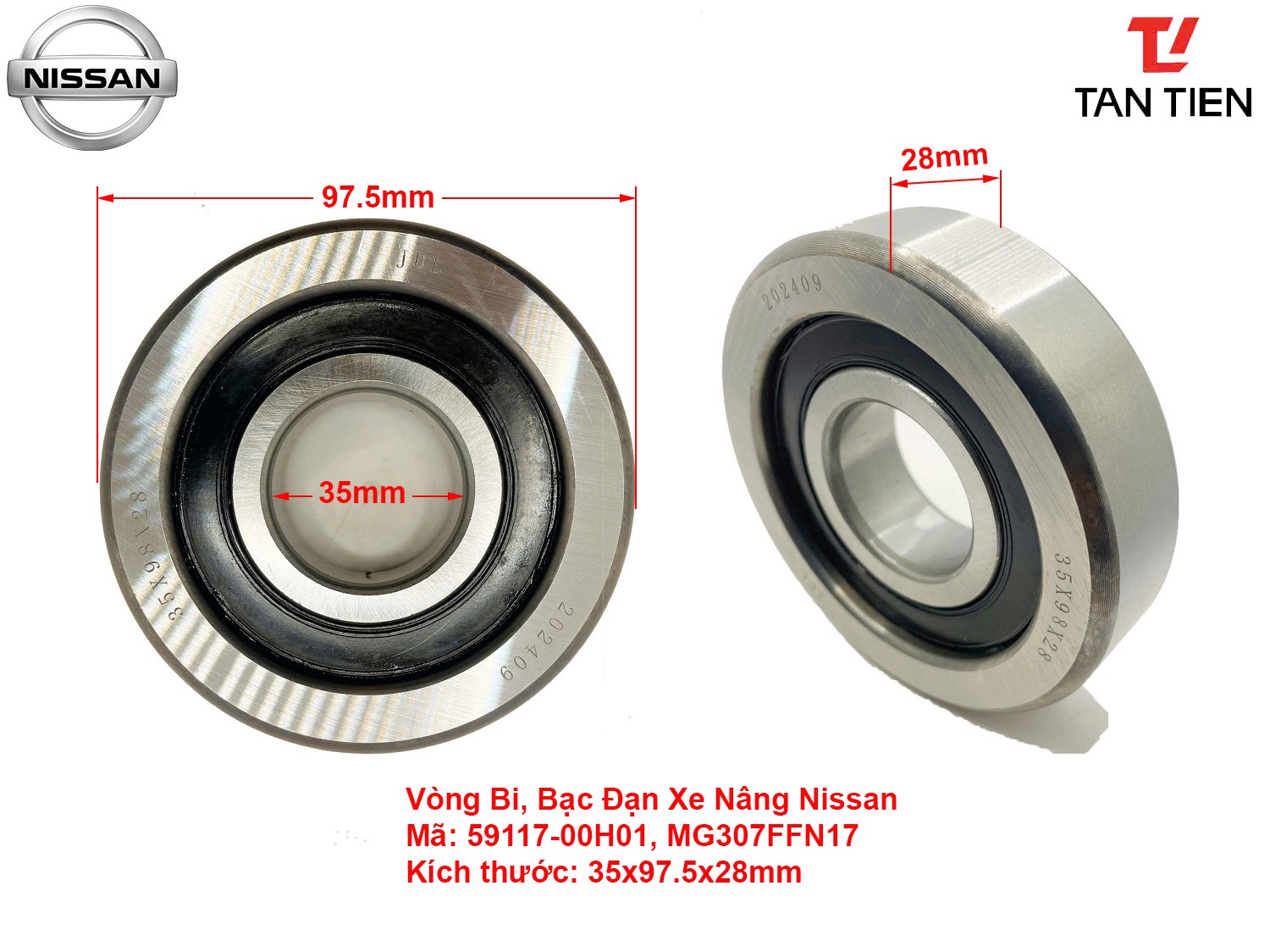 Vòng Bi Nissan 59117-00H01